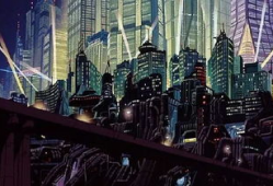 未来城市动漫,梦幻画卷中的科技与人文交响